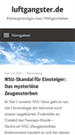 Mobile Screenshot of luftgangster.de