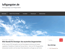 Tablet Screenshot of luftgangster.de